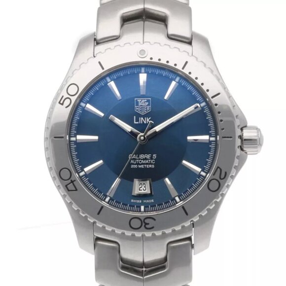 TAG HEUER Link caliber 5 Watches WJ201C.BA0591 Stainless Steel Overhauled used - Picture 1 of 10